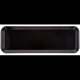 Tray 8.88X25.5X1.5 IN Black Stackable Dishwasher Safe 1/Each