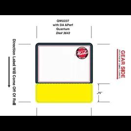 Quantum QWU237 Market Deli/Produce Label 2.37 IN with .75 IN Bottom DA 16/Case