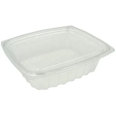 Dart® ClearPac® Deli Container Base & Lid Combo With Flat Lid 24 OZ OPS Clear Rectangle 250/Case