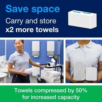 Tork PeakServe Continuous™ Folded Paper Towel H5 8.85X7.91 IN 3.15X7.91 IN White Embossed 410 Sheets/Pack 12 Packs/Case