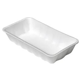 10K Meat Tray 5.88X10.75X2.16 IN Polystyrene Foam White Rectangle 250/Case