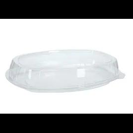 WNA CaterLine® Lid Dome 16X12 IN PET Clear Oval For Bowl 25/Case 