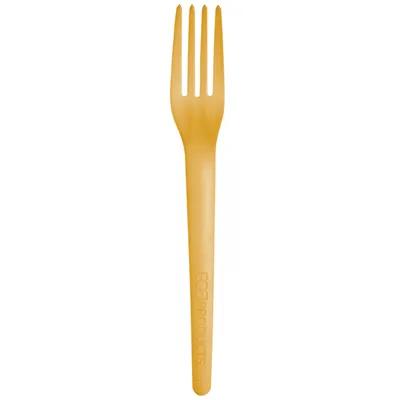Plantware® Fork 7 IN PLA Yellow 1000/Case