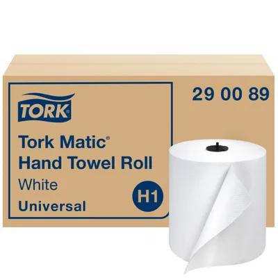 Tork Matic® Roll Paper Towel H1 7.68IN X700FT White Standard Roll Embossed Refill 1.49IN Core Diameter 6 Rolls/Case