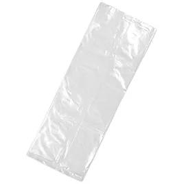 Bag 6X3X15 IN LLDPE 0.75MIL Clear With Open Ended Closure FDA Compliant Gusset 1000/Case