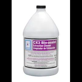 CX3 Bio-Assist® Floral Carpet Extraction Cleaner 1 GAL Heavy Duty Alkaline Concentrate Enzymatic 4/Case