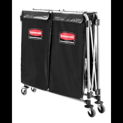 Executive Series Collapsible X-Cart 36X7X34 IN Black Steel 2 4-Bushel Bags 220 Lbs Capacity Multi Stream 1/Each