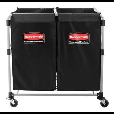 Executive Series Collapsible X-Cart 36X7X34 IN Black Steel 2 4-Bushel Bags 220 Lbs Capacity Multi Stream 1/Each