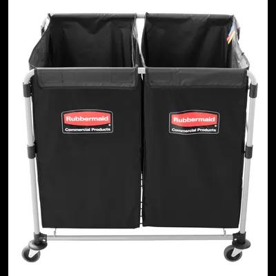 Executive Series Collapsible X-Cart 36X7X34 IN Black Steel 2 4-Bushel Bags 220 Lbs Capacity Multi Stream 1/Each