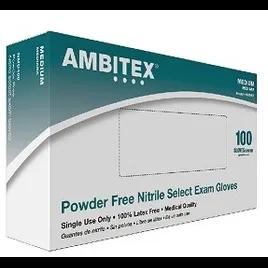 Examination Gloves Medium (MED) Blue 3MIL Nitrile Powder-Free 100 Count/Box 10 Box/Case 1000 Count/Case