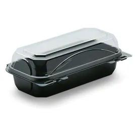 Bakery Hinged Container 5X9 IN Black 250/Case