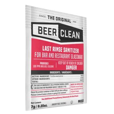 Beer Clean® Glassware Sanitizer 0.25 OZ Powder Kosher 100/Case