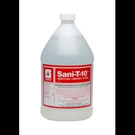 Sani-T-10 Plus® Unscented Sanitizer 1 GAL Food Contact Neutral 4/Case