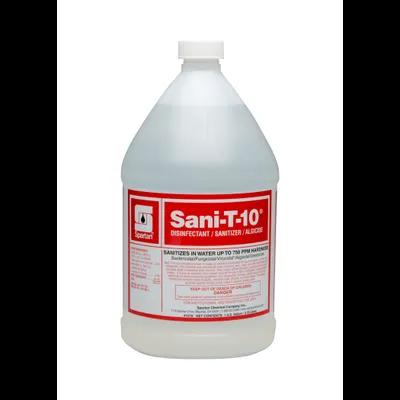 Sani-T-10 Plus® Unscented Sanitizer 1 GAL Food Contact Neutral 4/Case