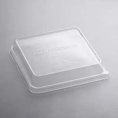 WorldView Lid Dome 9X9X2 IN PLA Clear Square Shallow For Container Unhinged 200/Case