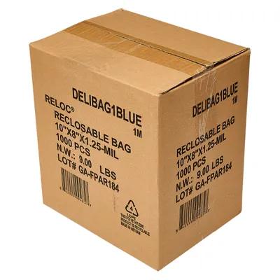 Deli Bag 10X8 IN LDPE 1.25MIL Reclosable 1000/Case