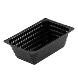 WNA Atrium Take-Out Container Base 4.97X3.33X1.58 IN OPS Black Rectangle 1000/Case