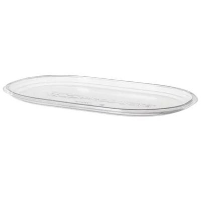 Lid Flat PLA Clear Rectangle For 24-32 OZ Deli Container 400/Case