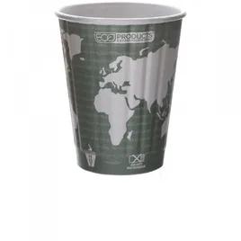 World Art Hot Cup Insulated 12 OZ Double Wall Poly-Coated Paper Multicolor 600/Case
