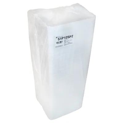 25PZ Supermarket Tray 15X8X1.25 IN Polystyrene Foam White Rectangle 200/Case