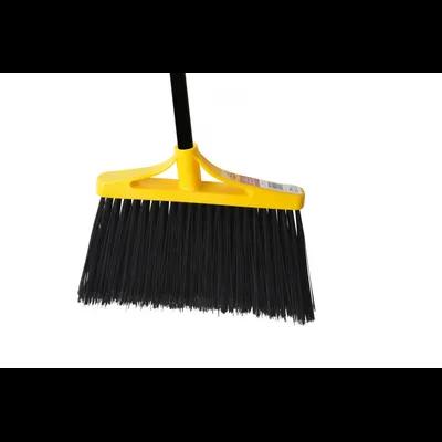 Bristles Indoor Broom Large (LG) 48IN Black Yellow Metal Plastic Angled 1/Each