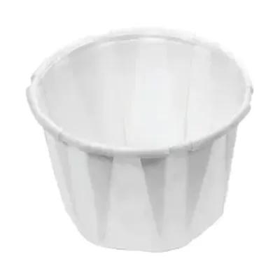 Souffle & Portion Cup 1 OZ Paper White 5000/Case