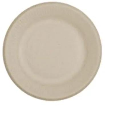 Plate 6 IN Bamboo Plant Fiber Natural Round Freezer Safe 1000/Case