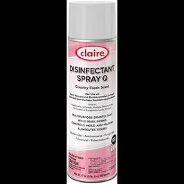 Claire Country Fresh Disinfectant 20 FLOZ Spray 12/Case