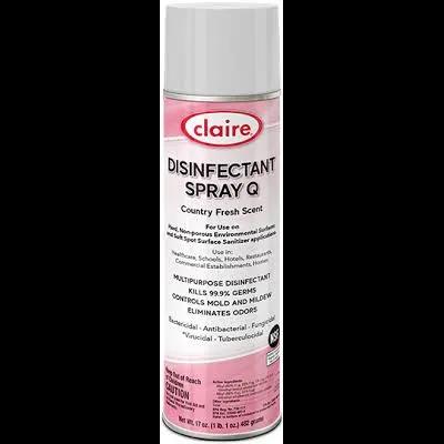 Claire Country Fresh Disinfectant 20 FLOZ Spray 12/Case