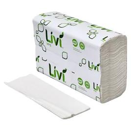 Livi® Folded Paper Towel White Multifold 250 Sheets/Pack 16 Packs/Case 4000 Sheets/Case