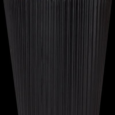 Karat® Hot Cup 12 OZ Paper Black 90MM Rippled 500/Case