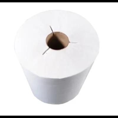 Roll Paper Towel 800 FT White Bleached Y-Notch Disposable 6/Case