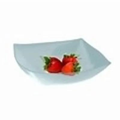 Bowl 32 OZ Plastic Clear Square 50/Case