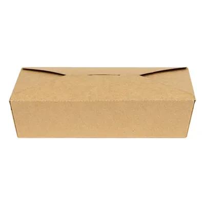 INNOBOX EDGE #2 Take-Out Box 7.75X5.5X1.875 IN Kraft Paperboard Single Wall Poly-Coated Paper Kraft 140/Case