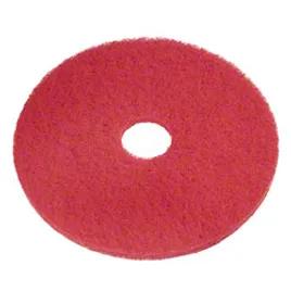 Cleaning Pad 17 IN Red Synthetic Fiber 5/Case