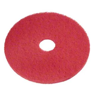 Cleaning Pad 17 IN Red Synthetic Fiber 5/Case