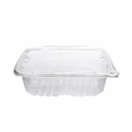 Deli Container Hinged 48 OZ RPET Clear Tamper-Evident 134/Case