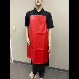 Apron Standard Size 37 IN Red Vinyl 1/Each