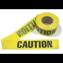 Caution Tape 3IN X1000FT Yellow 1/Each