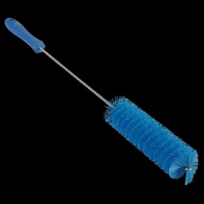 Vikan® Tube Brush 1.5X19.7 IN PP Polyester Blue Stiff Bristles 1/Each