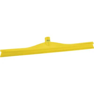 Vikan® Squeegee Rubber PP Yellow Ultra Hygiene Single Blade With 23.6IN Head 1/Each