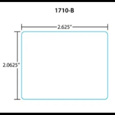 Toledo 325/UCST Scale Label 2.6X2.06 IN Blank 15000/Case