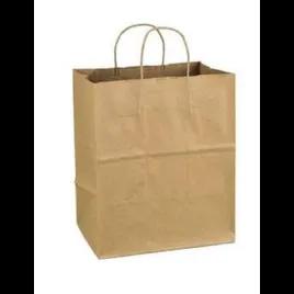 Tulsack® Shopper Bag 10X7X12 IN Paper 63# Kraft With Handle 250/Case