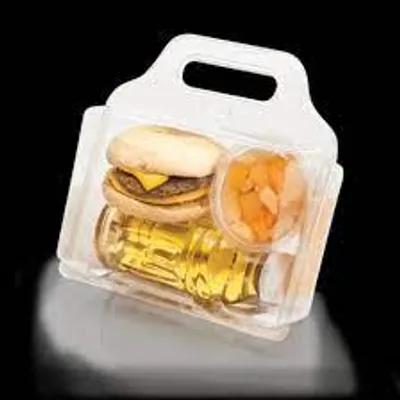 WNA Atrium Lunch Take-Out Container Hinged Barn 7.75X7.5X3.56 IN 