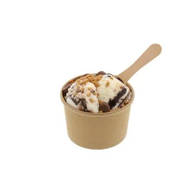 Gelato Ice Cream Spoon Wood Unwrapped Premium 1000 Count/Pack 10 Packs/Case 10000 Count/Case