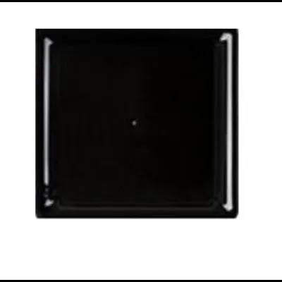 Serving Tray 12X12 IN Plastic Black Square 25/Case