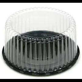 Cake Container & Lid Combo With Dome Lid 8X5 IN Plastic Round Fluted 100/Case