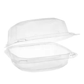 Clear Advantage® Take-Out Container Hinged With Dome Lid 6X5.25X3 IN RPET Clear Rectangle 400/Case