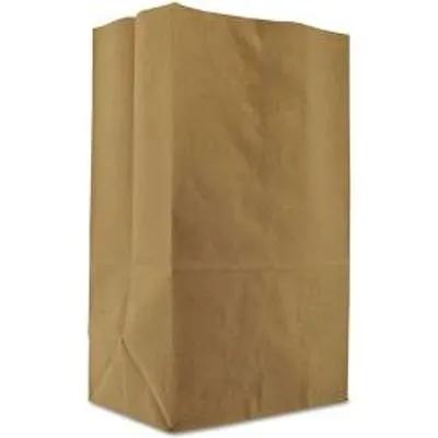 Grocery Bag 10.5X6.5X14.5 IN 1/8 Paper 57# Brown 500/Pack