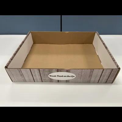 Take-Out Box Carry Tray 15.5X12X3 IN Paper Rectangle 50/Bundle